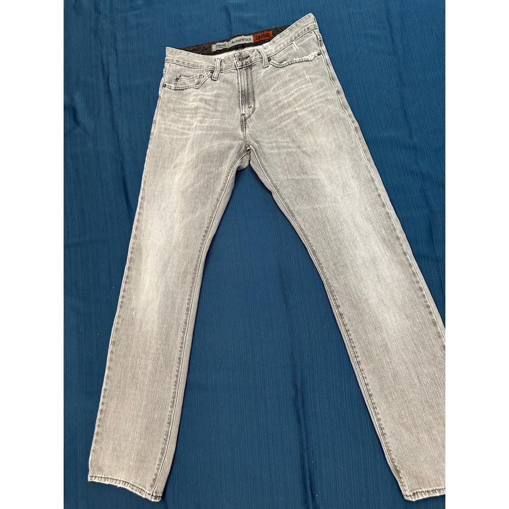 Signature by Levi Strauss Mens Slim Straight Grey Jeans W32 L34 915120028